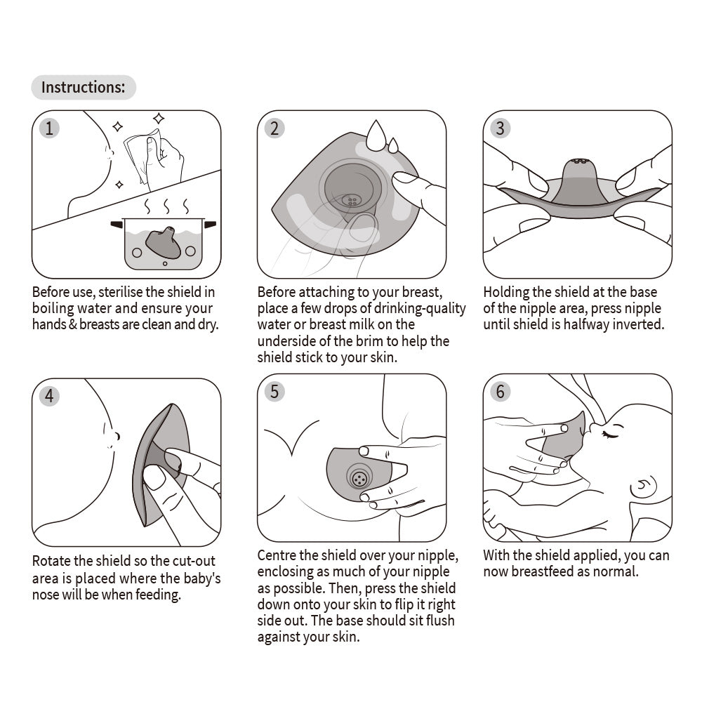 Ultra-Thin Silicone Nipple Shields 2pk