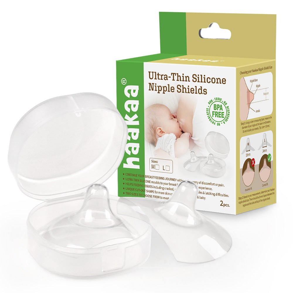 Ultra-Thin Silicone Nipple Shields 2pk